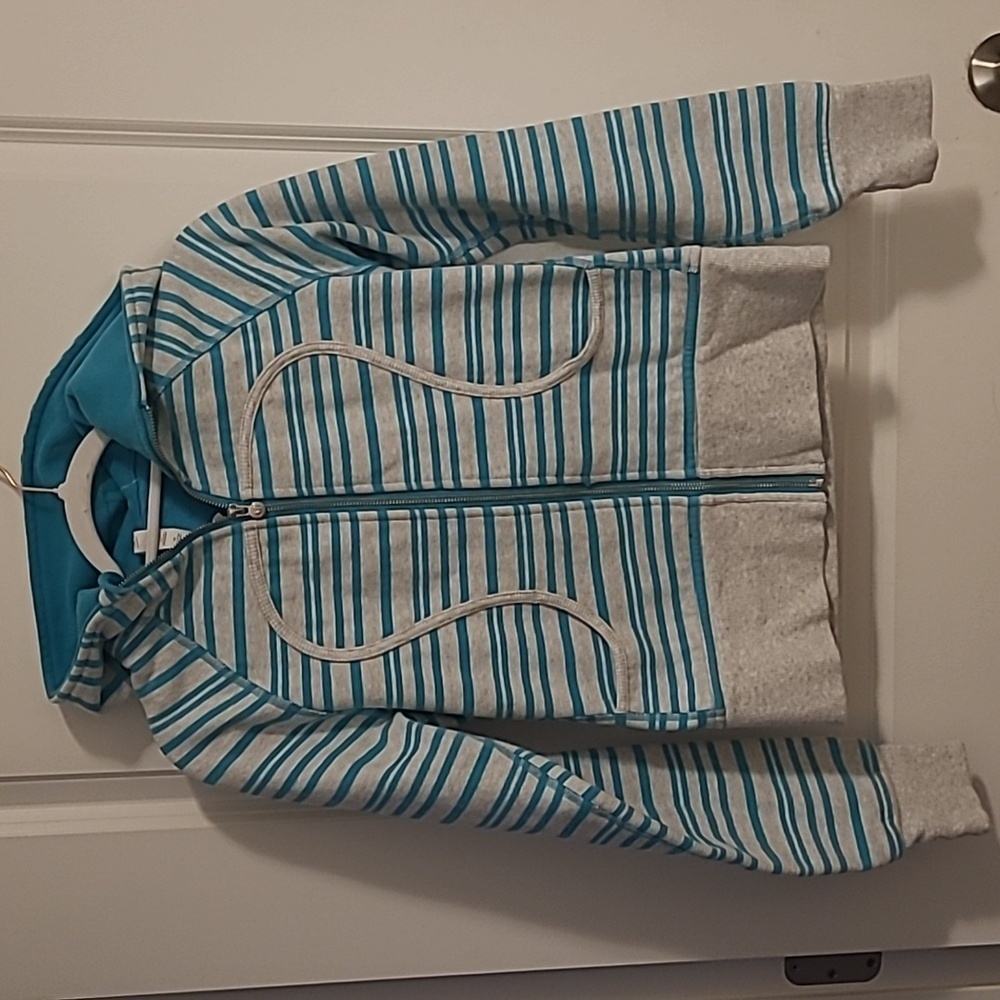 Lululemon striped scuba hoodie